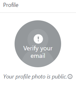 Gravatar verification email